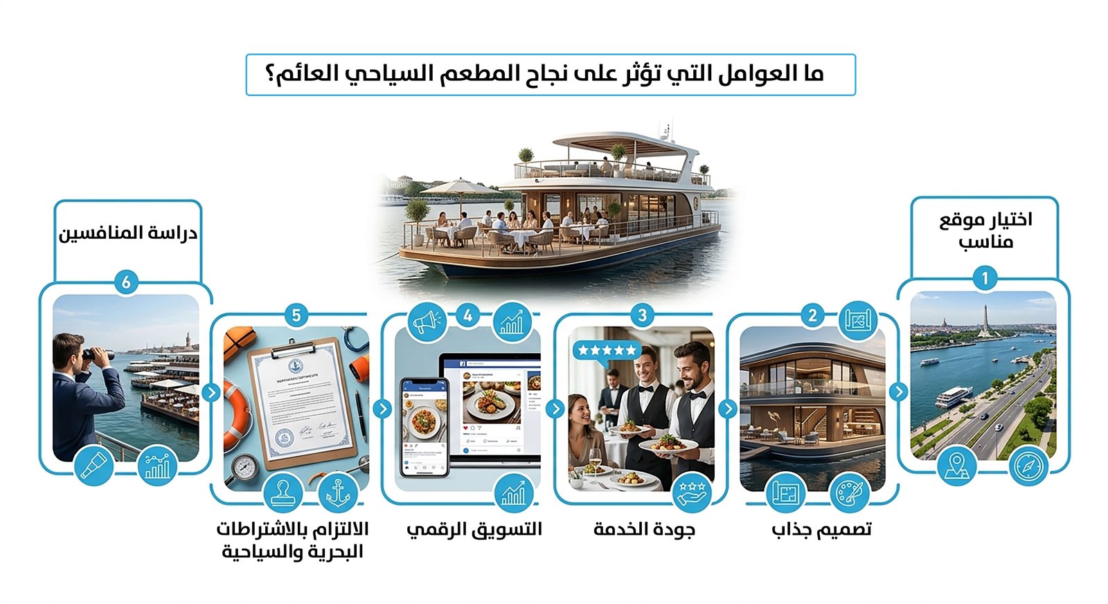 دراسة جدوي مشروع مطعم سياحي عائم